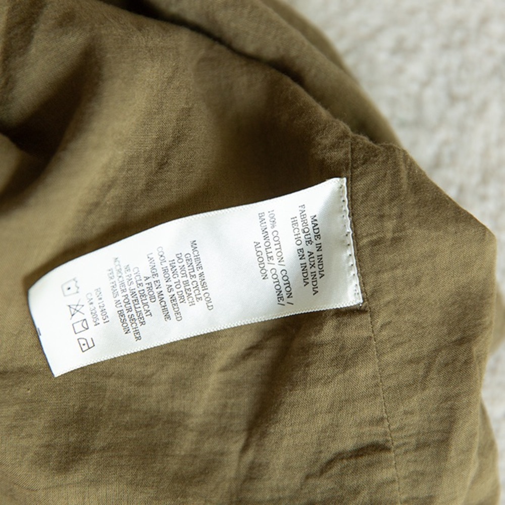 The Odells Olive Eyelet Summer Blouse - Picture 8 of 10